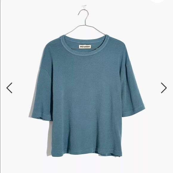 Madewell Rivet & Thread Oversized Tee - Picture 1 of 4